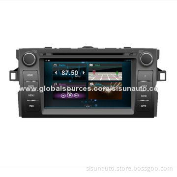 8" Android 4.1.1 OBD/OBD II 2 DIN 3G Car GPS DVD Player for Toyota Corolla, In-dash Radio Stereo